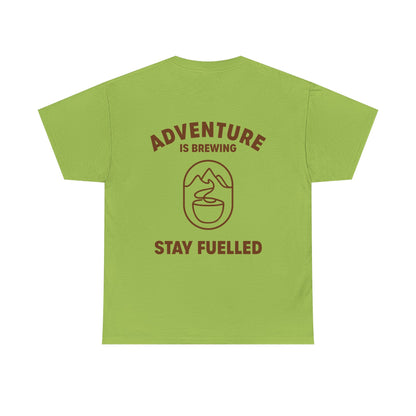 Adventure Is Brewing Heavy Cotton T-Shirt