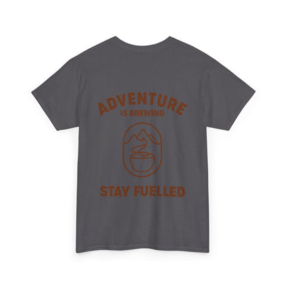 Adventure Is Brewing Heavy Cotton T-Shirt