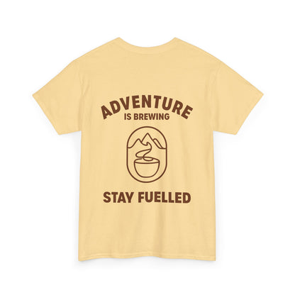 Adventure Is Brewing Heavy Cotton T-Shirt