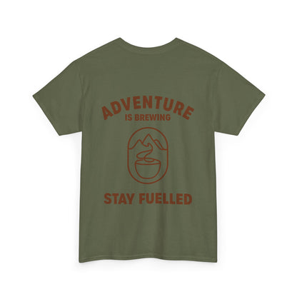 Adventure Is Brewing Heavy Cotton T-Shirt