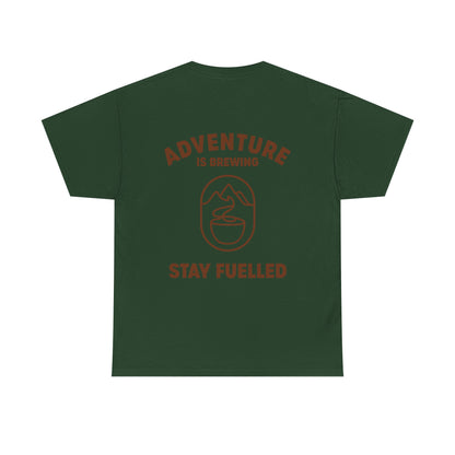 Adventure Is Brewing Heavy Cotton T-Shirt