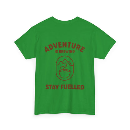 Adventure Is Brewing Heavy Cotton T-Shirt