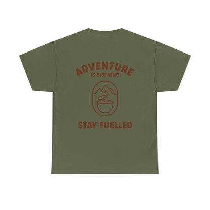 Adventure Is Brewing Heavy Cotton T-Shirt