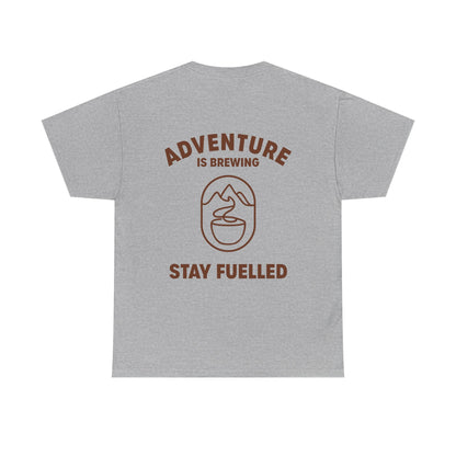 Adventure Is Brewing Heavy Cotton T-Shirt