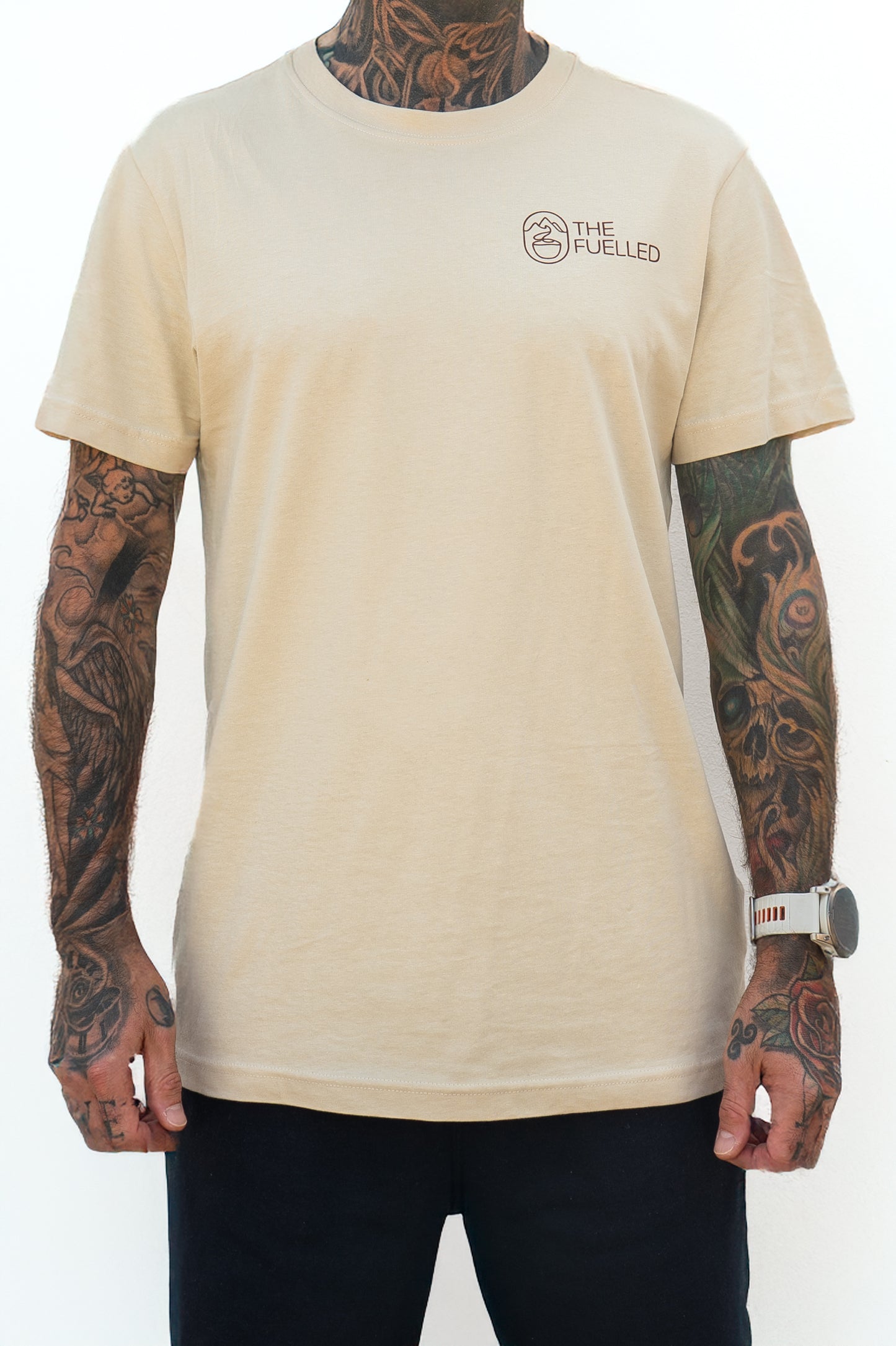 The Grind That Gets You Going Beige T-Shirt